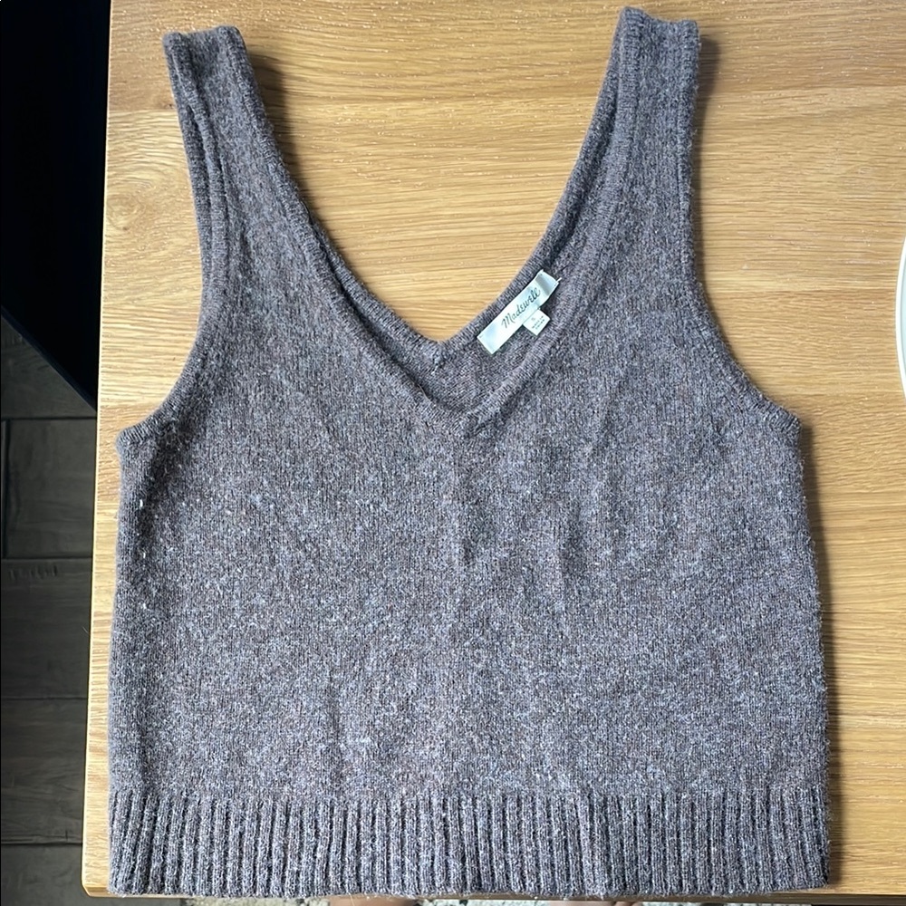 Madewell Brown Knit Sweater